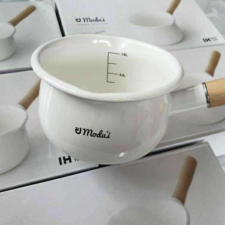 NỒI SỨ MODUI nhãn hiệu Bluemama Hàn Quốc cho bé ăn dặm