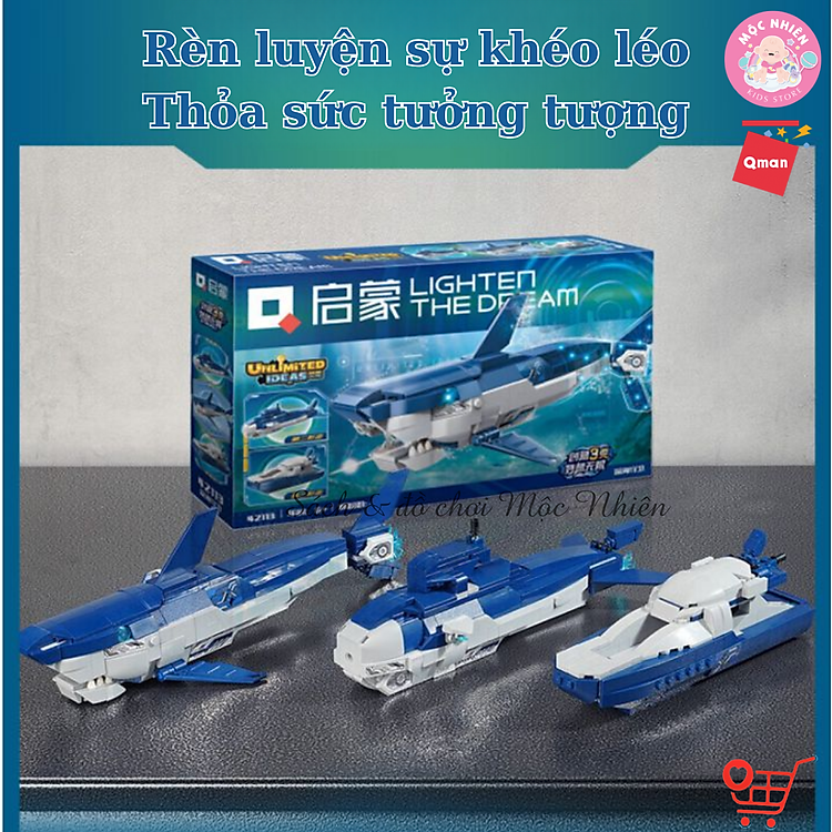 Đồ chơi lắp ráp Qman 42113 - Bảo vệ biển Chính hãng Giá rẻ - Hình ảnh 5