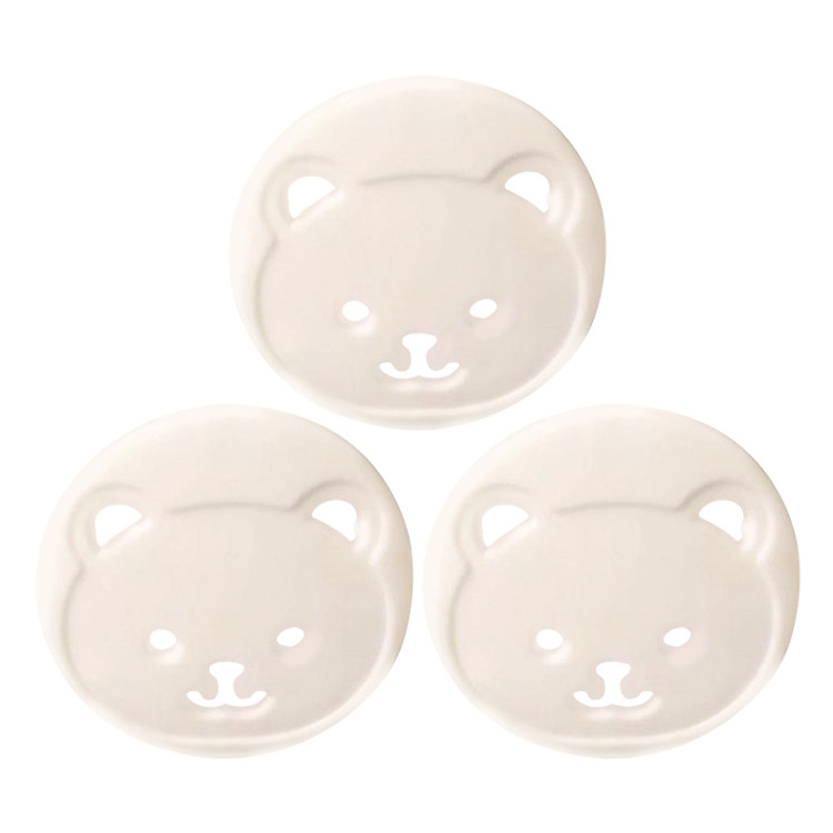 Bộ 3 Cái Bịt Ổ Điện 2 Chân Hình Gấu