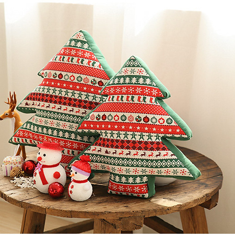 Gối ôm Giáng Sinh Cây thông phát nhạc NOEL
