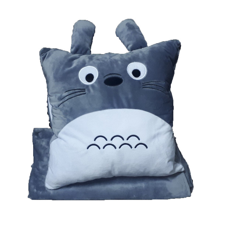 Bộ chăn và gối văn phòng đa năng 3 in 1( chăn - gối - giữ ấm tay)