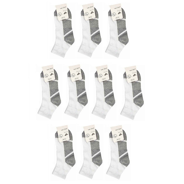 Combo 10 Đôi Tất Vớ Nam Cổ Trung Cao Cấp Nhật Bản - 5Star