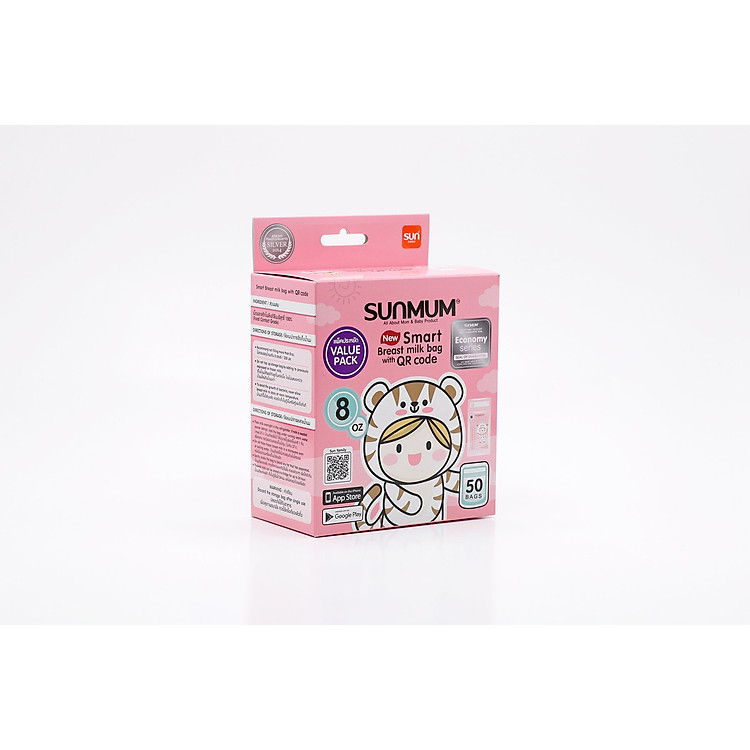 Combo 02 hộp túi trữ sữa Sunmum 250ml Đảm bảo Tiết kiệm - Hình ảnh 2