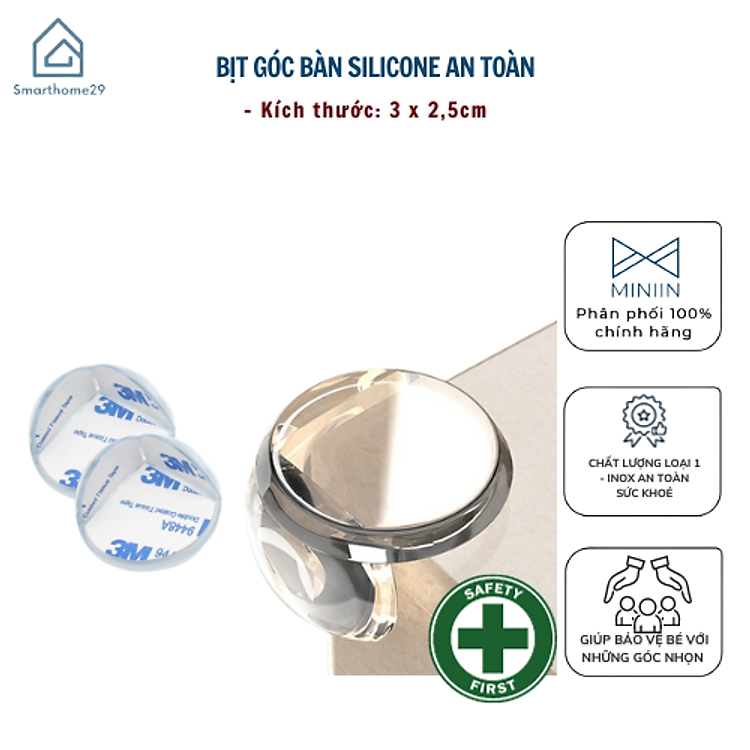 Mua Bịt Góc Bàn Silicon An Toàn Cho Bé Chính hãng Ưu đãi