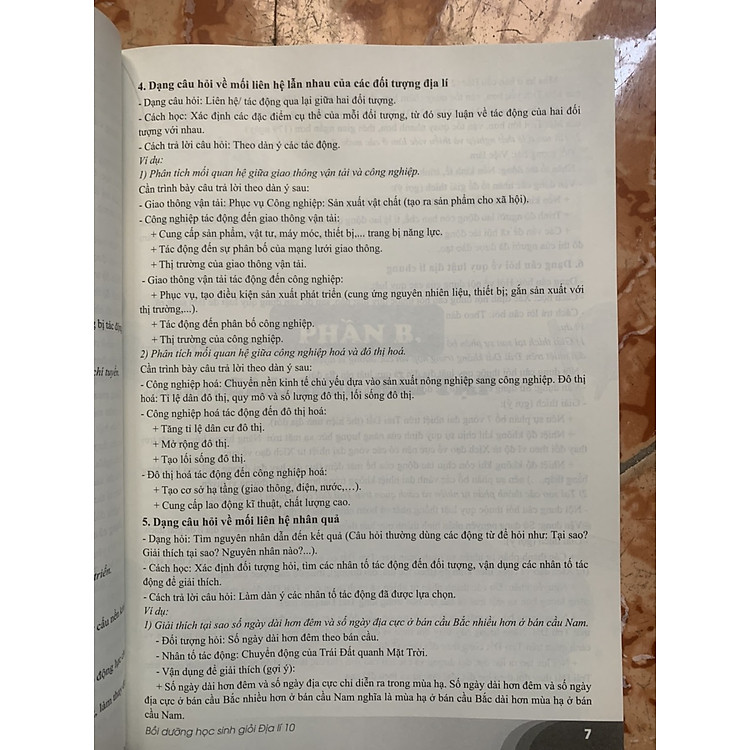Bồi Dưỡng Học Sinh Giỏi Địa Lí 10 - Ảnh 2