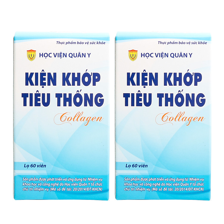 Combo 2 hộp Kiện khớp tiêu thống collagen Học Viện Quân Y
