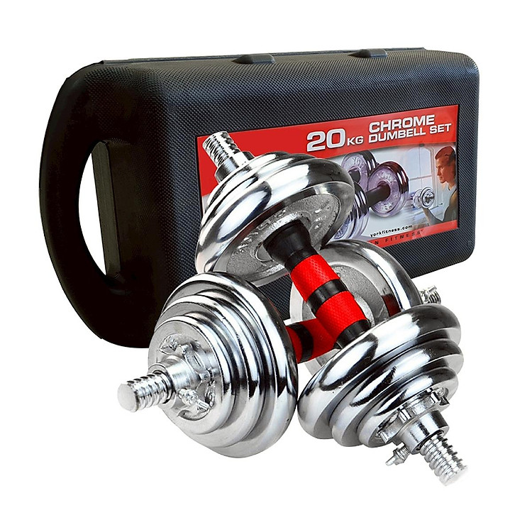 Tạ Tập Tay 20KG cao cấp đa năng điều chỉnh mới nhất BG mẫu Q301R (hàng nhập khẩu)