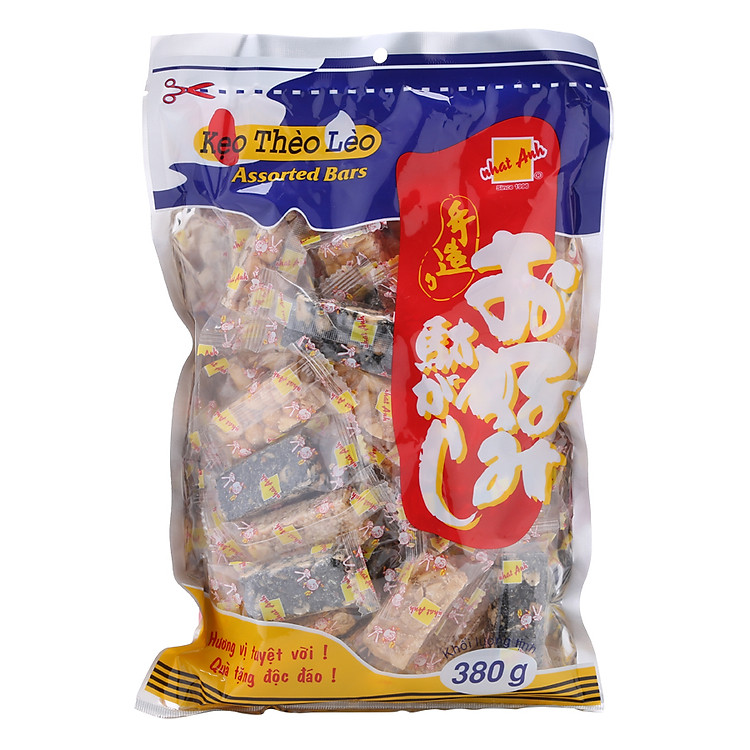 Kẹo Thèo Lèo Nhật Anh Assorted Bars 380g
