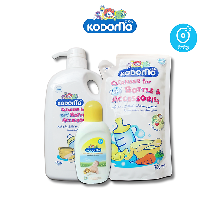 Nước rửa bình sữa Kodomo 200ml Chính hãng Giá rẻ - Hình ảnh 4