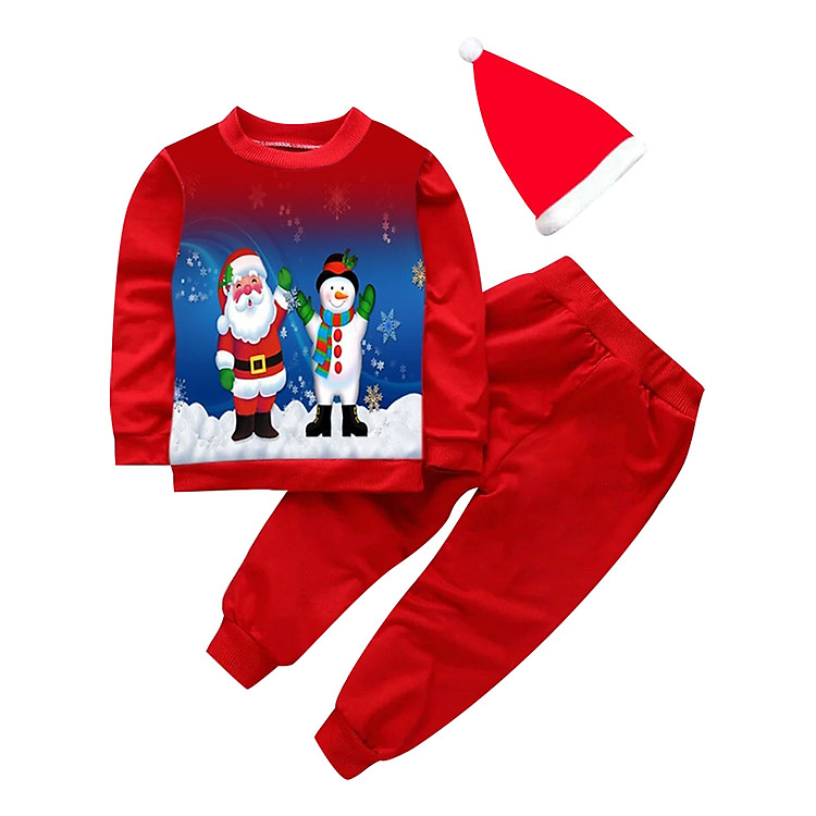 Bộ Bé Trai Bonchop Noel BBT-130145652C - Tặng Kèm Nón