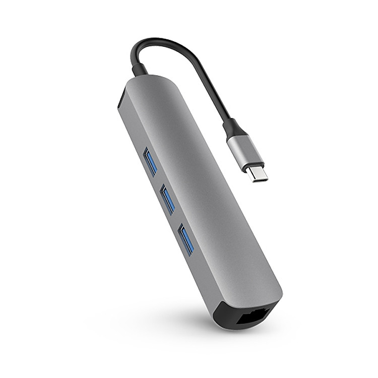Cổng chuyển Hyper HyperDrive 4K HDMI 6-IN-1 USB-C dành cho Macbook/ Ultrabook/ Chromebook/ PC và USB-C Devices - Hàng chính hãng