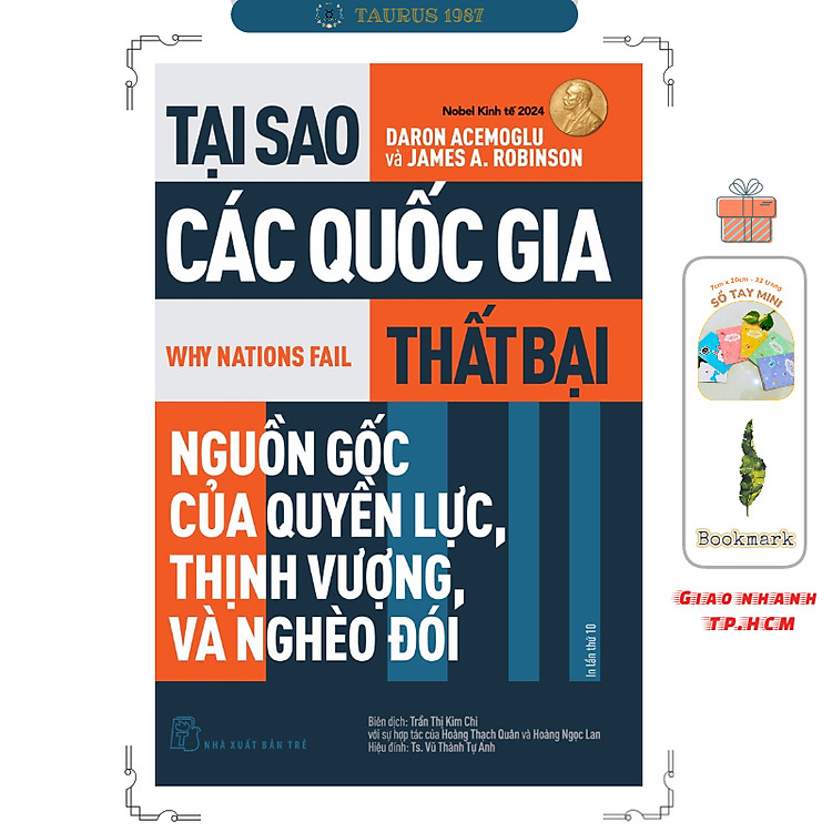 Tại Sao Các Quốc Gia Thất Bại – Nobel Kinh Tế 2024
