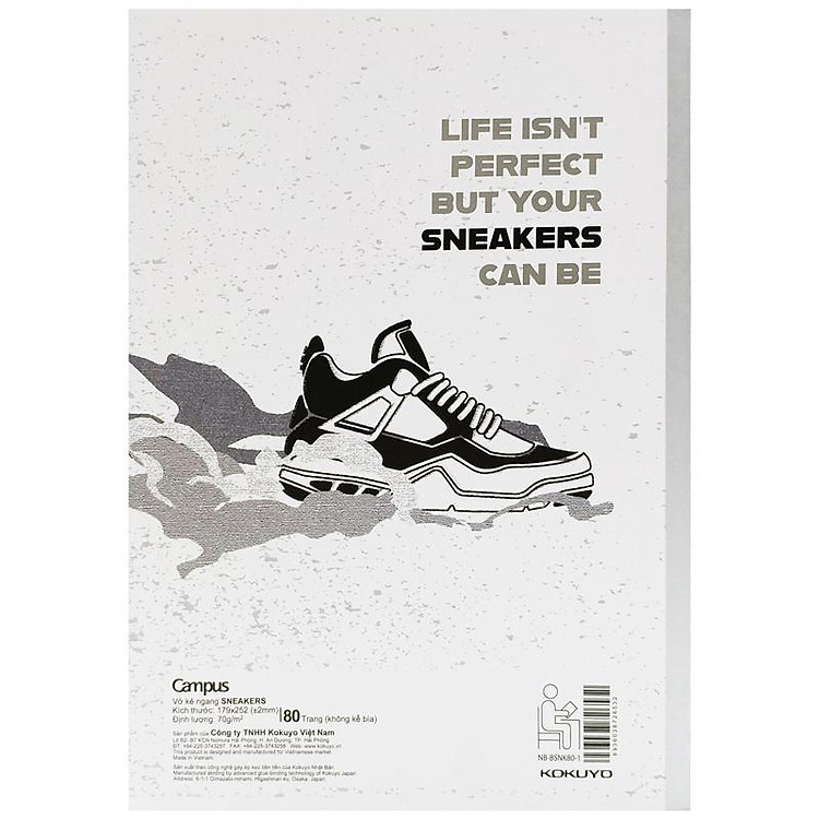 Tập Sneaker B5 Kẻ Ngang (80 trang) - Ảnh 5