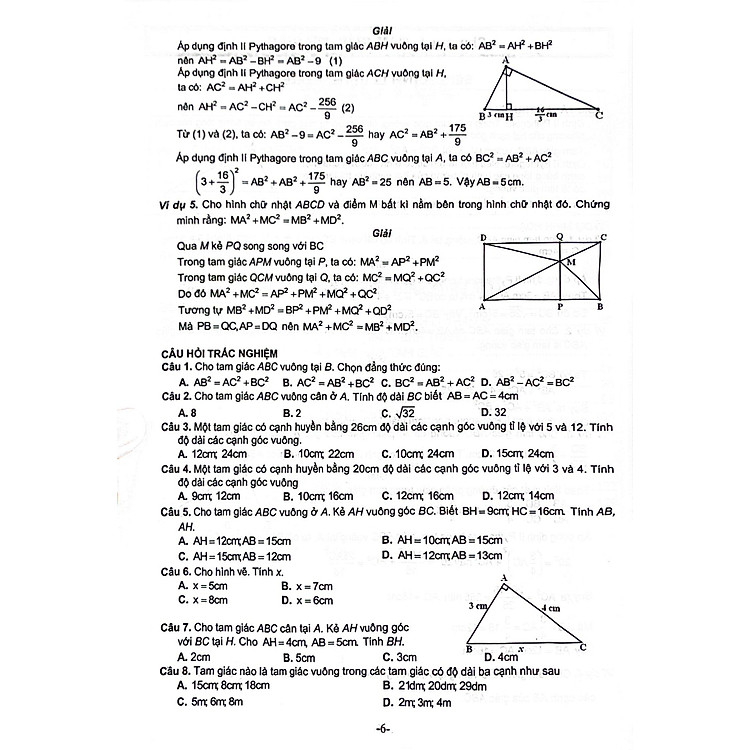Bài Tập Cơ Bản Và Nâng Cao Toán 8 - Tập 2 - Ảnh 5