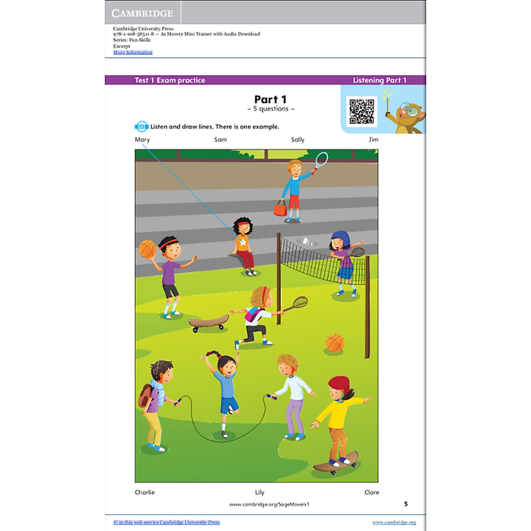 A1 Movers Mini Trainer With Audio Download - Ảnh 7