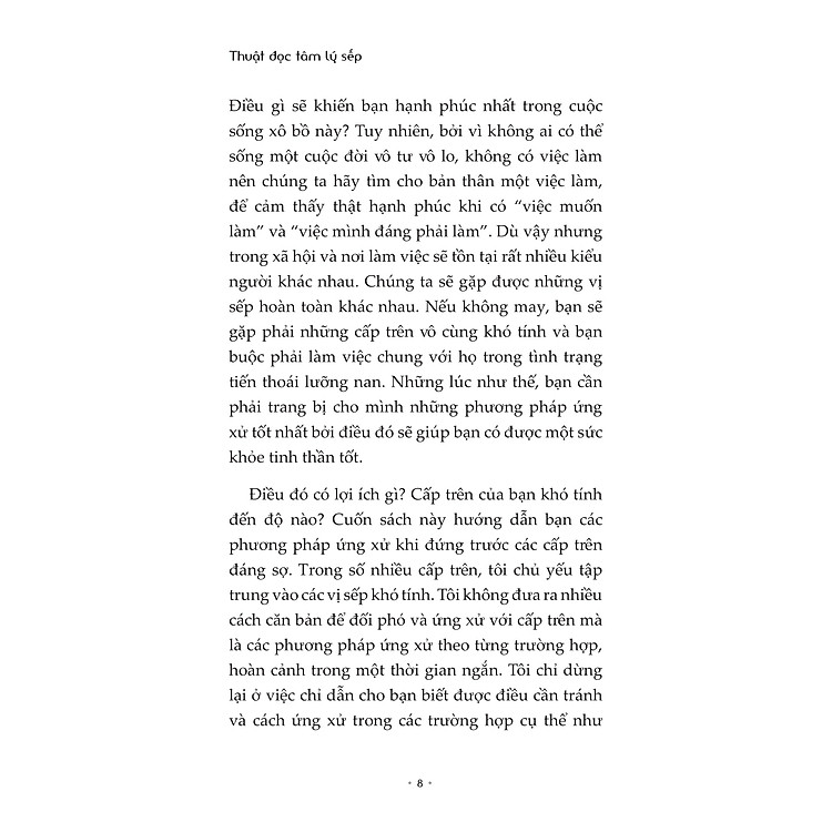 Thuật Đọc Tâm Lý Sếp - Ảnh 3