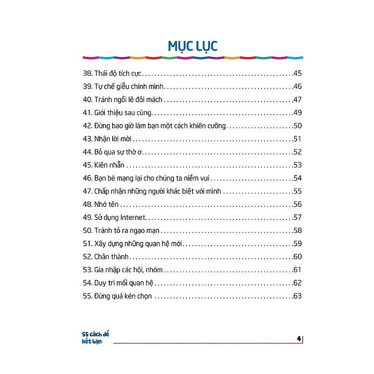 Tủ Sách Kỹ Năng Sống Dành Cho Học Sinh – 55 Cách Để Kết Bạn - Ảnh 4