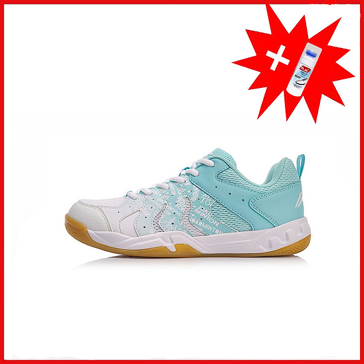 Giày cầu lông Lining nữ chính hãng AYTN052-2- Tặng bình làm sạch giày cao cấp