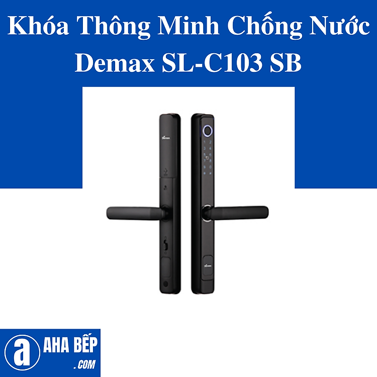 Khóa Thông Minh Chống Nước Demax SL-C103 SB. Hàng Chính Hãng