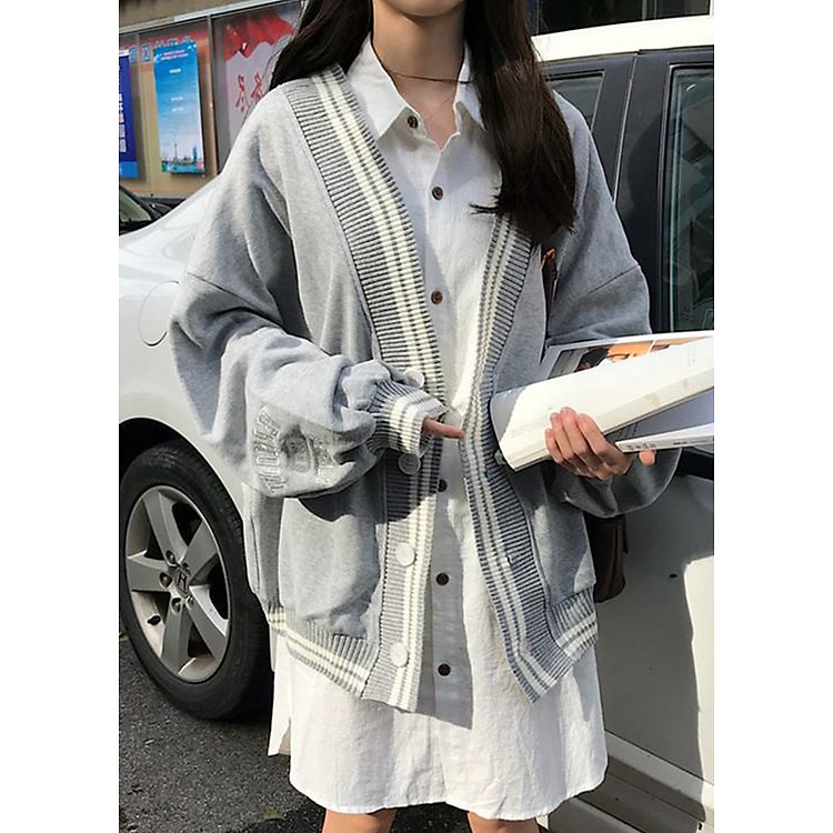 Áo Khoác Cardigan Unisex from rộng CVV1