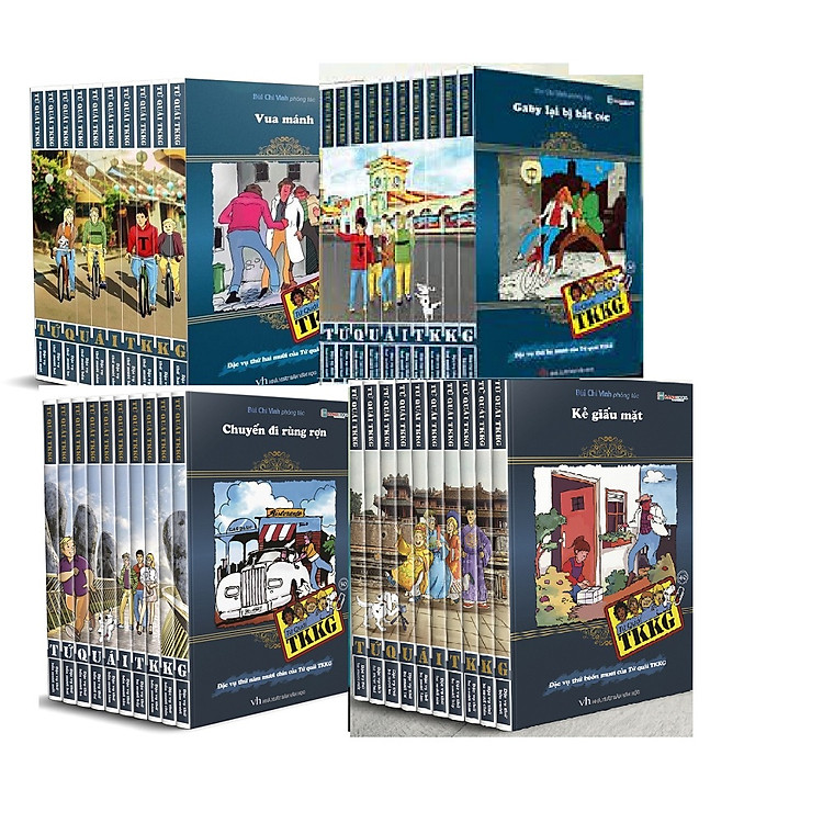 Tứ Quái TKKG – 4 Combo (từ Tập 11 đến Tập 50)