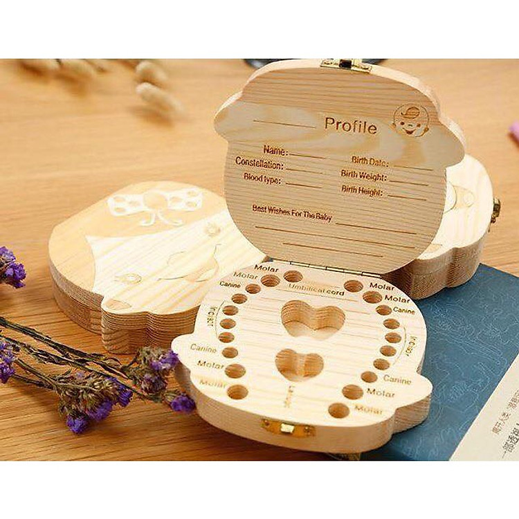 Hộp Gỗ Đựng Răng Sữa Cho Bé Yêu - Ảnh 6