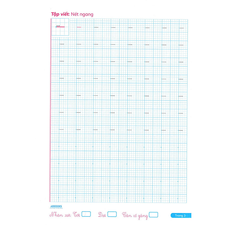 Luyện Viết Nét Cơ Bản Và Chữ Số - Vở Ô Li Có Chữ Mẫu - Bé Chuẩn Bị Vào Lớp 1 (ABB) - Ảnh 3