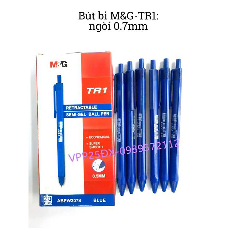Hộp 20 cái Bút bi TR1 M&G.