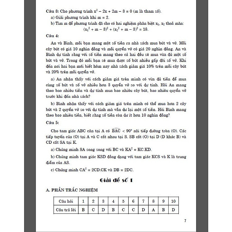 Bộ đề thi vào lớp 10 môn toán (theo đề minh họa của Sở GD&ĐT TP. Hồ Chí Minh) - Ảnh 5