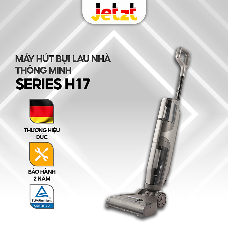 Máy lau sàn hút bụi tràn viền thông minh JETZT H13