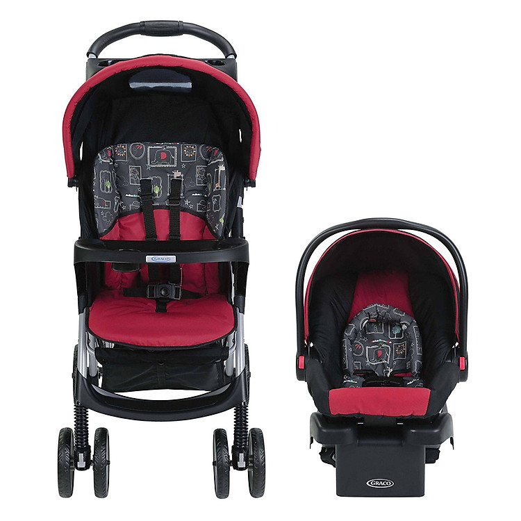 Xe Đẩy Trẻ Em Graco Travel System LiteRider Chalk Art 1957102