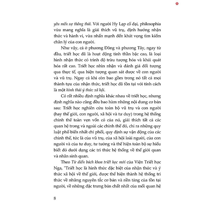 Giáo trình Triết học (Dùng cho khối không chuyên ngành triết học trình độ đào tạo thạc sĩ, tiến sĩ các ngành khoa học tự nhiên, công nghệ) - Ảnh 6