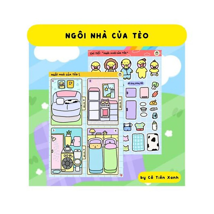 Mua Bộ Tranh Tương Tác Cô Tiên Xanh Chính hãng Giá tốt - Hình ảnh 2