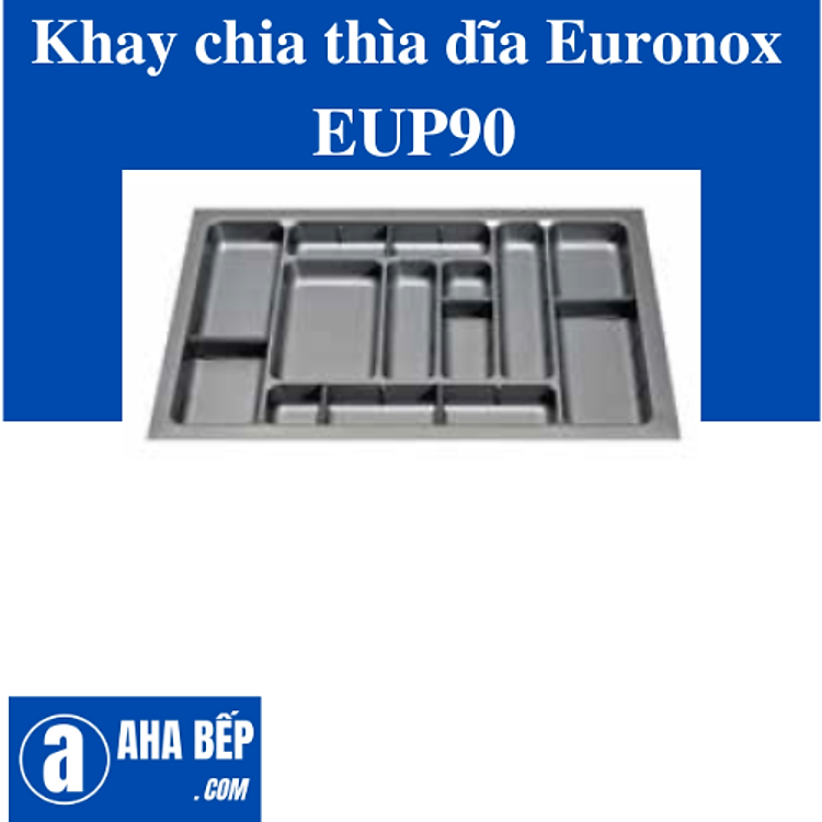 KHAY CHIA THÌA DĨA NHỰA CAO CẤP EURONOX EUP90. Hàng Chính Hãng