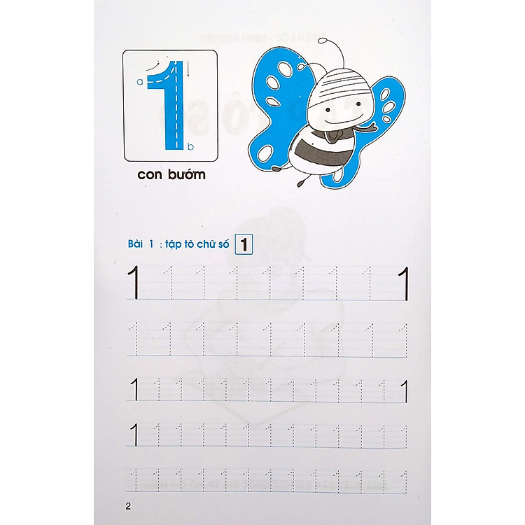 Bé Luyện Viết Theo Mẫu Chữ Mới - Tập Tô Số 1 (Tái Bản) - Ảnh 3