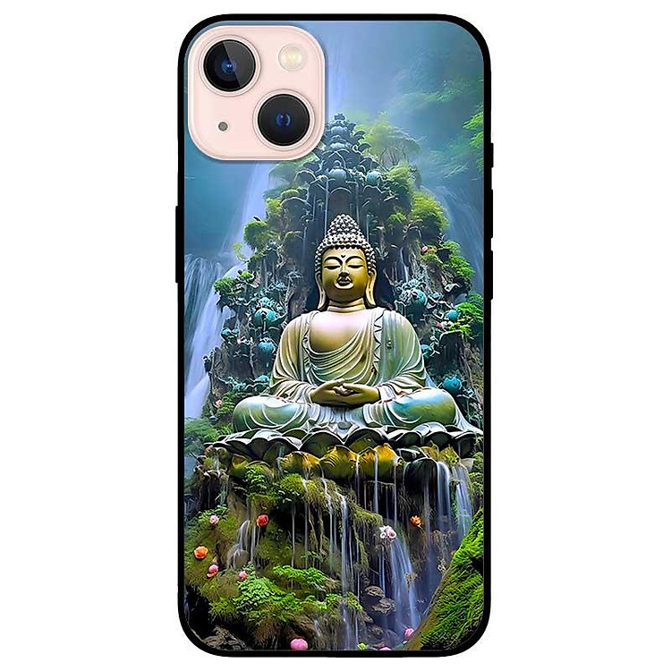 Ốp lưng dành cho Iphone 12 - 12 Pro - 12 Pro Max - 13 Mini - 13 - 13 Pro - 13 Pro Max - Đức Phật Thiền - Hàng Chính Hãng