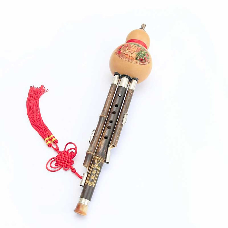 Sáo bầu thật thân trúc tím