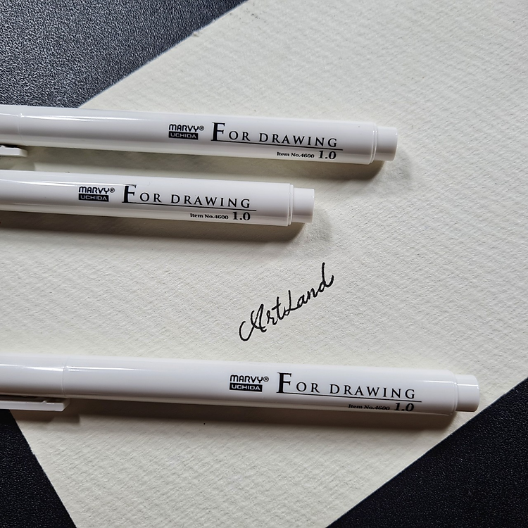 Bút Line Viền Nét For Drawing 1.0 Mực Đen - Ảnh 2