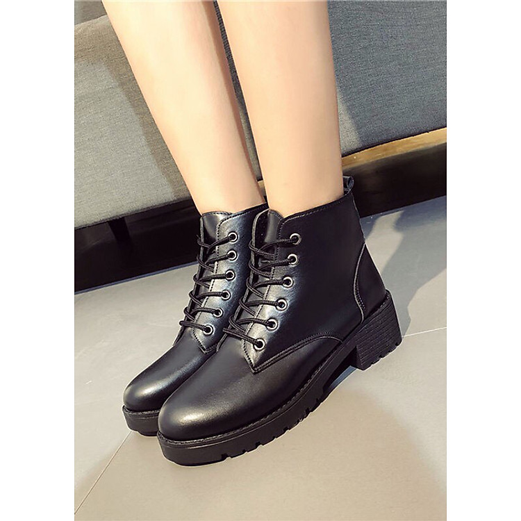 GIÀY BOOTS NỮ CAO GÓT CỔ NGẮN SANG CHẢNH CAO CẤP UDANY