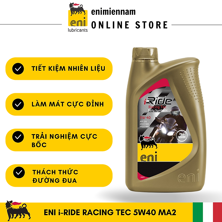 Tìm mua tại Avakids: ENI i-RIDE RACING TEC 5W40 tại HCM - Ngập tràn khuyến mãi