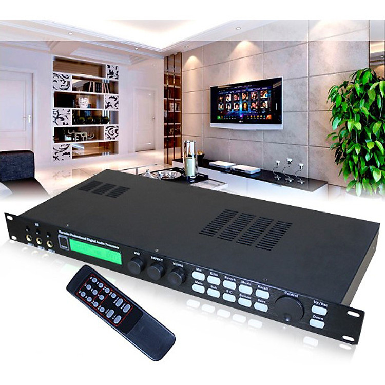 Vang số karaoke X5 , Hiệu ứng âm thanh chuyên nghiệp hấp dẫn, mượt mà, công nghệ xử lý âm thanh thông minh, chống hú rít cho micro