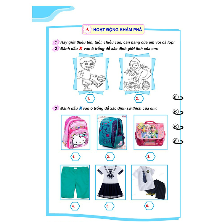 Cùng Em Hoạt Động Trải Nghiệm Lớp 1 - Tập 1 + 2 - Ảnh 3