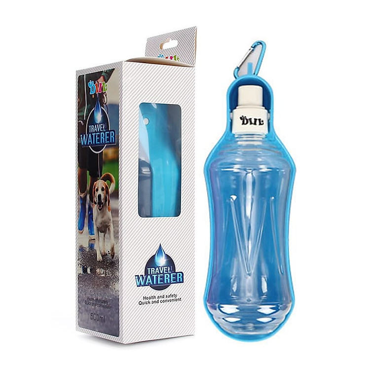 Bình Nước Du Lịch Cho Chó Mèo -Travel Waterer 500ml Diill LS161 Kún Miu