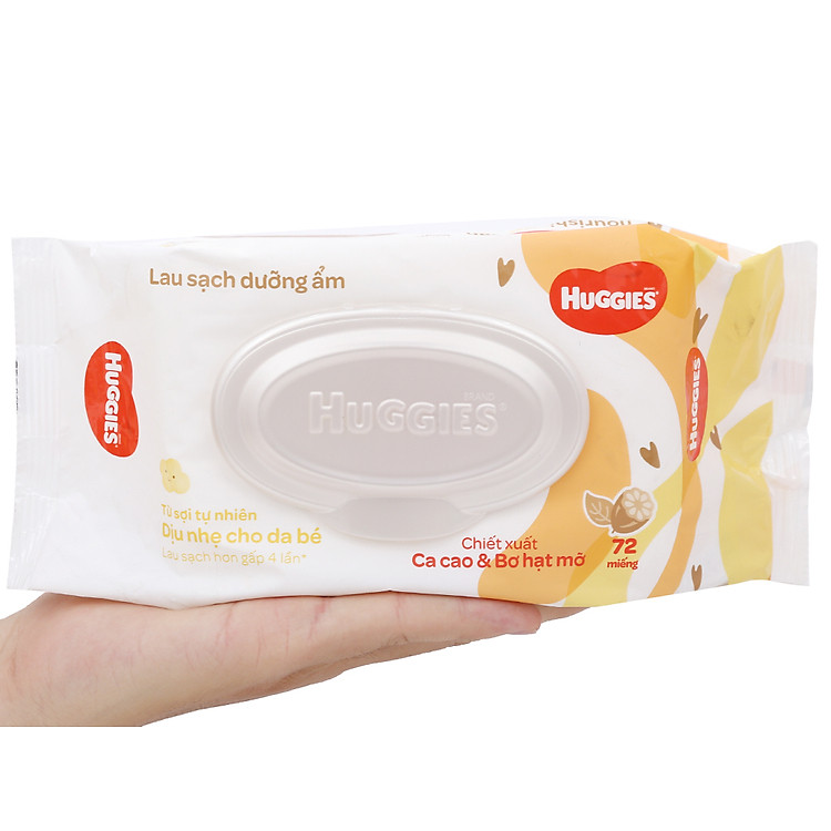 Khăn ướt Huggies không mùi 72 miếng Tiết kiệm - Hình ảnh 5