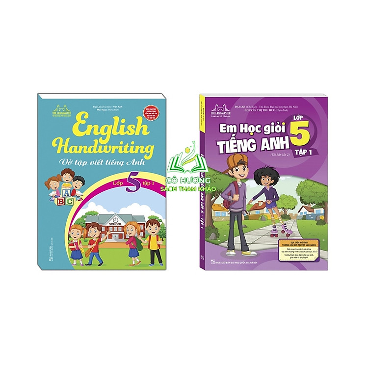 Vở Tập Viết Tiếng Anh & Em Học Giỏi Tiếng Anh Lớp 5 (Tập 1)