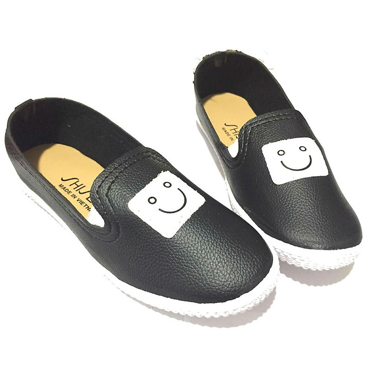 GIẦY NỮ SILIPON MẶT CƯỜI XINH XẮN (ĐEN)