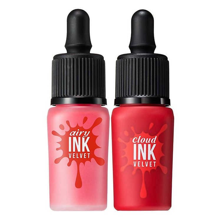 Combo 2 Son Peripera Ink Airy 003 Sold Out Red & Cloud 01 Premium Red Velvet