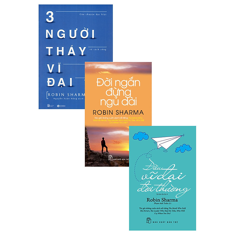 Combo Đời Ngắn Đừng Ngủ Dài + Điều Vĩ Đại Đời Thường + Ba Người Thầy Vĩ Đại (Bộ 3 Cuốn) _TRE