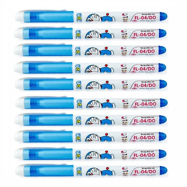 Bộ Bút Lông Kim Thiên Long Doraemon FL-04/DO (10 chiếc)