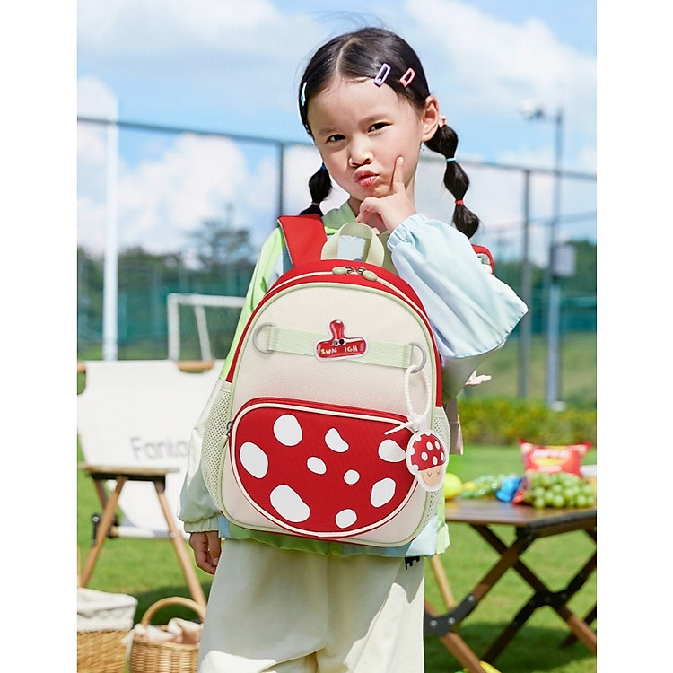 Balo mẫu giáo SUN EIGHT 22210 - Ô tô xanh - Ảnh 4